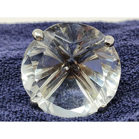 Vintage Faux Diamond Shaped Glass Bottle Opener Beer Bar Accessory Unmarked - Picture 6 of 7